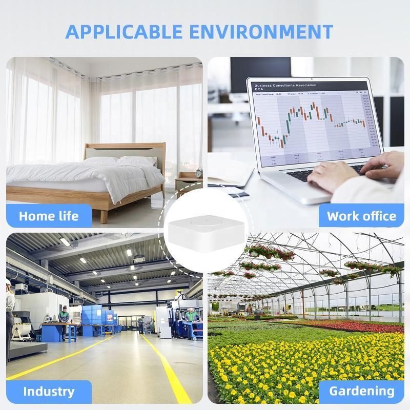 Indoor WiFi Tuya Zigbee Smart Carbon Dioxide Air Quality Monitor CO2 Gas Sensor Formaldehyde Voc Temperature Humidity Detector