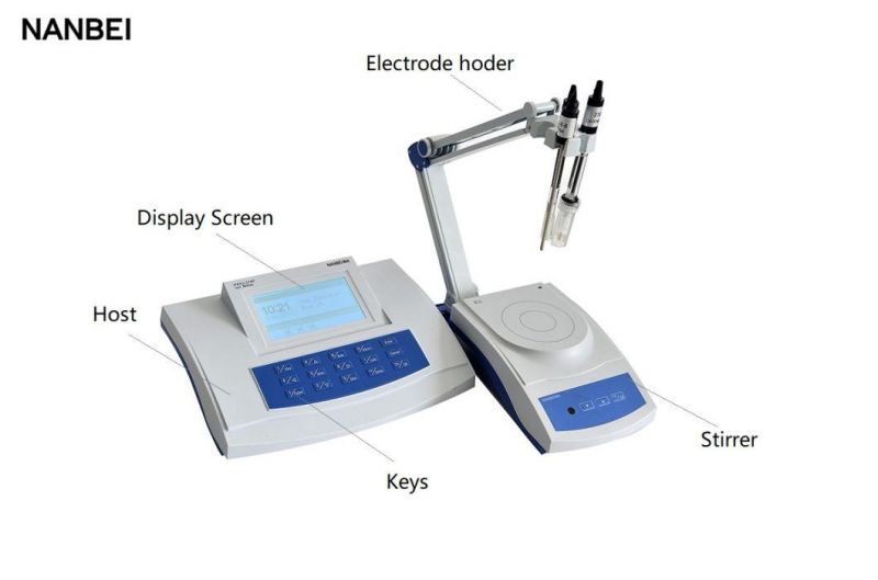 Lab Benchtop Water pH ORP Ion Meter