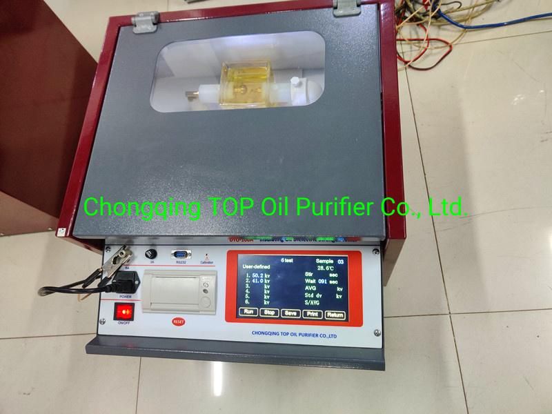 ASTM D877 Dielectric Strength Testing Equipment for Transformer Oils (DYA-80Kv)
