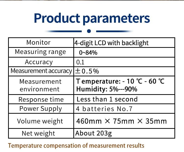 Portable Sawdust Moisture Meter (TK100W)