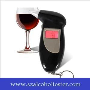 Digital Alcohol Tester with Red Backlnight and Mouthpieces At168s