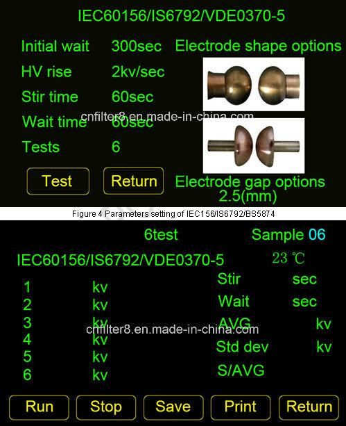 ASTM D877portable Transformer Oil Breakdown Voltage Tester (DYT-2)