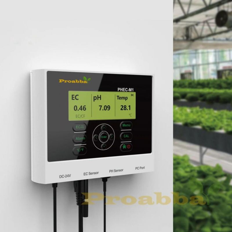 Multifunction pH Ec Monitor for Greenhouse or Hydroponic