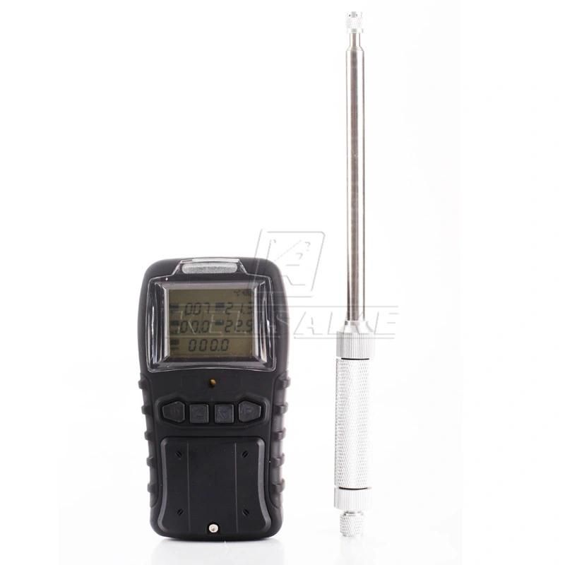 Handheld CH4 Co O2 H2s Voc CO2 Gas Detector Portable Multi-Gas Detector