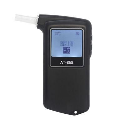 Passive Breathalyzer with Electrochemical Sensor Alcohol Tester