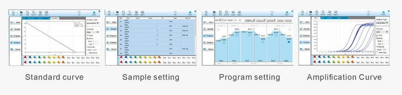 Q3204 32*0.2ml 4channels Qpcr Real Time PCR Machine