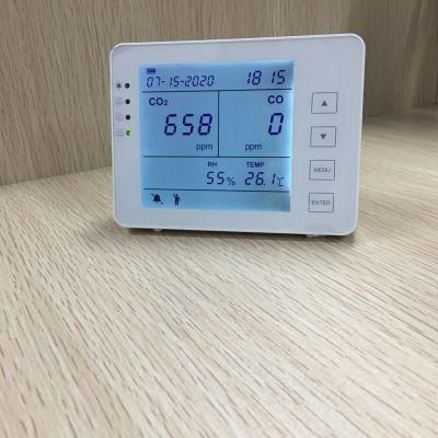 Household Carbon Oxide Co CO2 Gas Monitor in Winter Home Air Quality Monitor