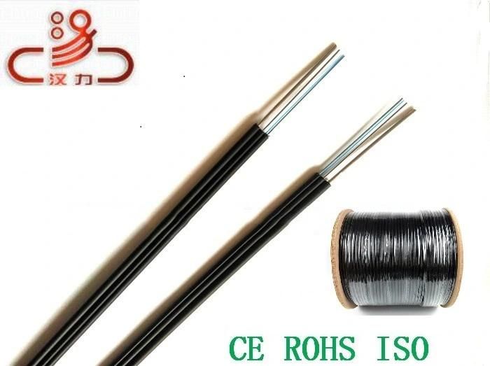 Drop Wire FTTH Optical Fiber Cable 1000m/Wood