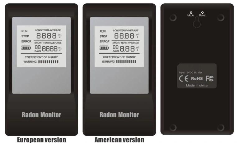 High Performance Factory Price Digital Radon Monitor