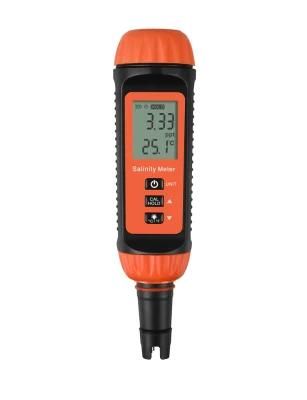 Yw-622 Water Quality Monitoring Digital Salinity Meter Temperature Tester with Replaceable Probe
