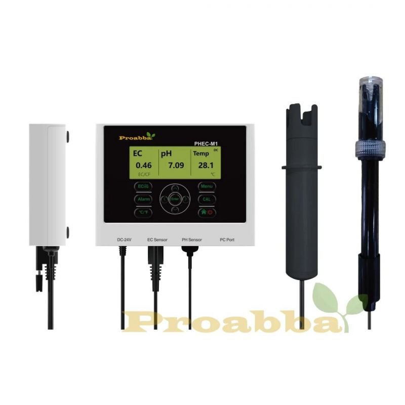 Multifunction pH Ec Monitor for Greenhouse or Hydroponic