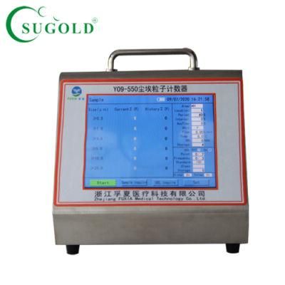 Y09-550 50L/Min Touch Screen Laser Particle Counter