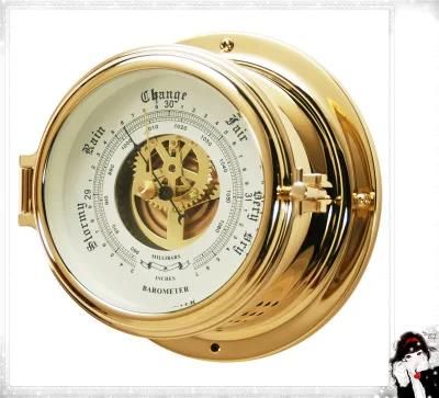 Barometer with Inch and Millibar Scale Opening Center Window 150mm