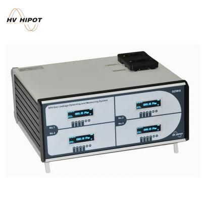 Customized 4 Channel SF6 Gas Leakage Detecting System GDWG