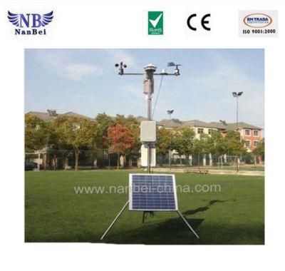 Factory Sale LCD Display Solar GPRS Weather Station
