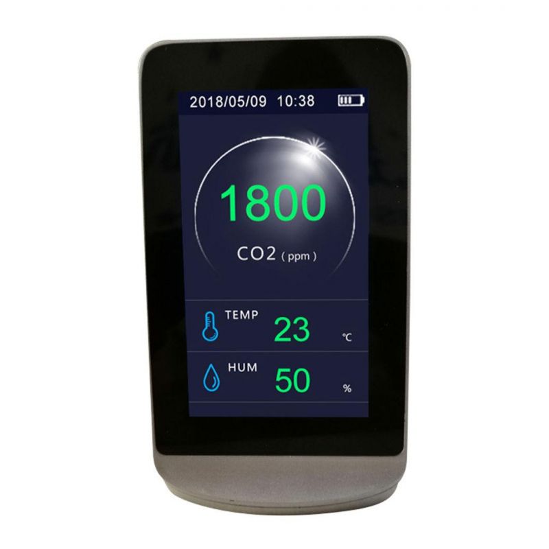 4.3 Inch Digital Air Quality Sensor LCD Display Multifunctional Professional CO2 Detector