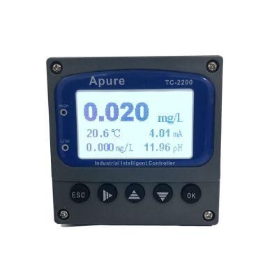 Apure Online 4-20mA RS485 Residual Free Chlorine Controller Meter with Sensor