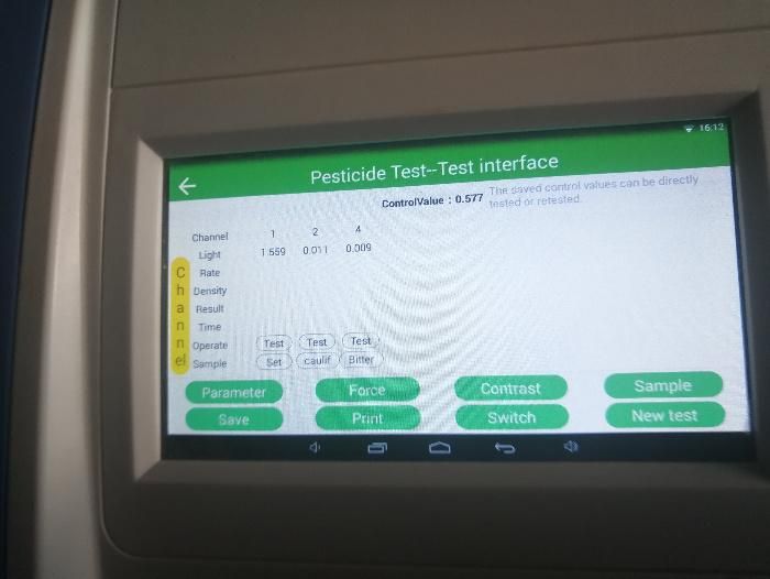 Organophosphorus and Carbamates Rapid Detection Pesticide Residue Tester