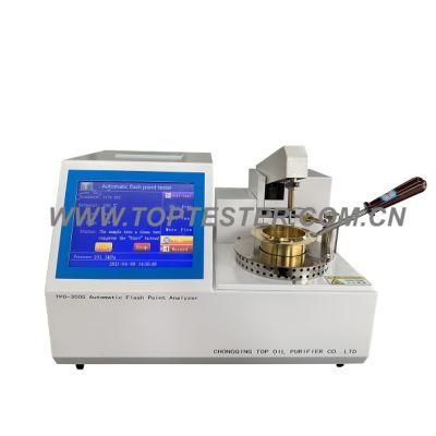 ASTM D92, Is02592, GB267, GB3536 Fully Automatic Flash Point Analyzer (Open-Cup)