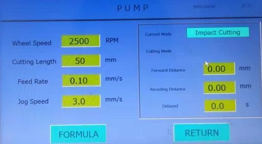Sample Preparation Machine Cutting Machine with High Speed Auto Control Panel