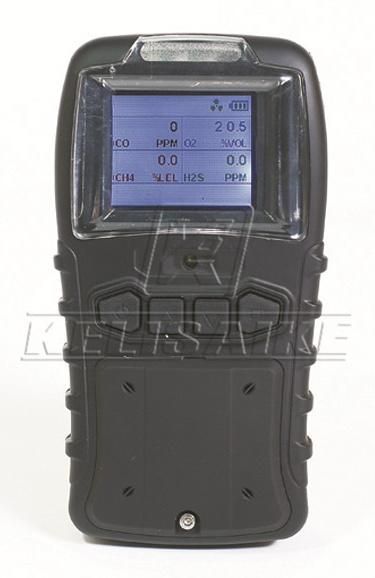 Battery Operated Portable Multi Gas Safety Alarm Detector for up to 4 Gases Detection