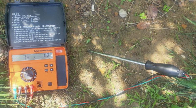 Soil Environment Moisture Conductivity Detector