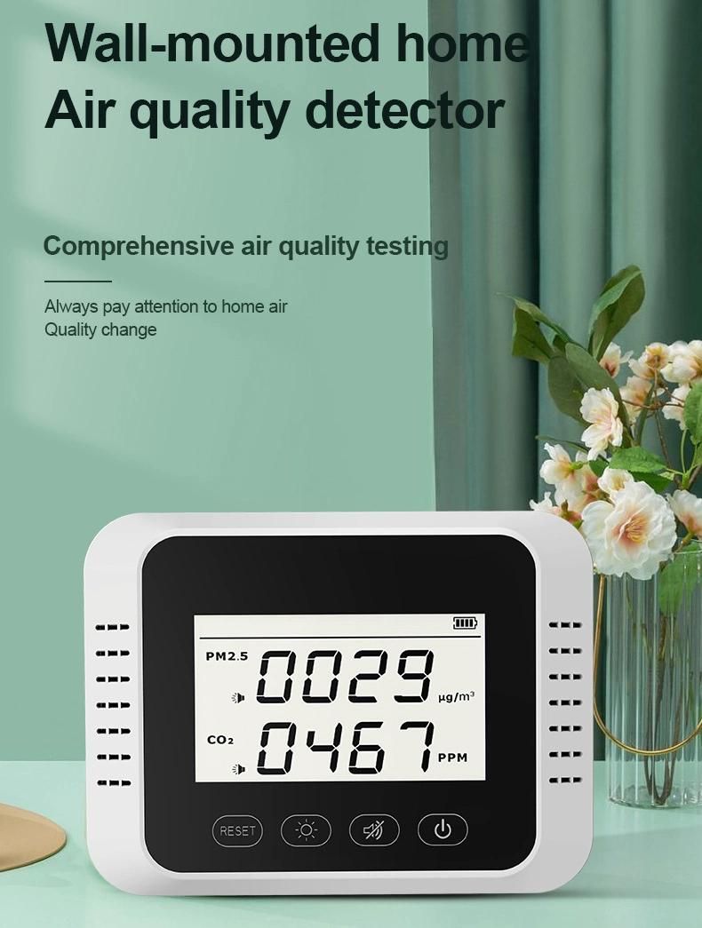 Carbon Dioxide Detector CO2 Meter Ppm Meter Air Quality Analyzer