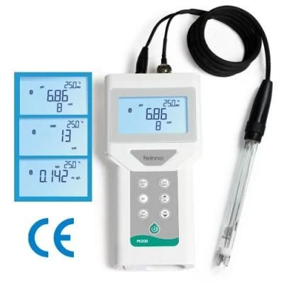 Simple Operation High Precision Handheld pH/ORP/Lon/Temp Meter