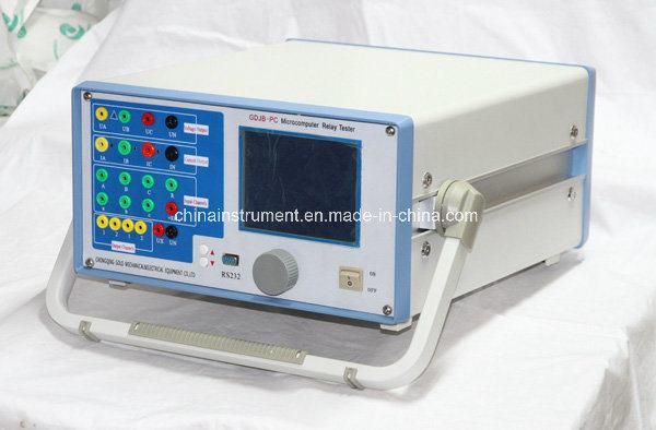 LCD Display Three Phase Microcomputer Relay Protection Tester Secondary Current Injection Relay Test Set