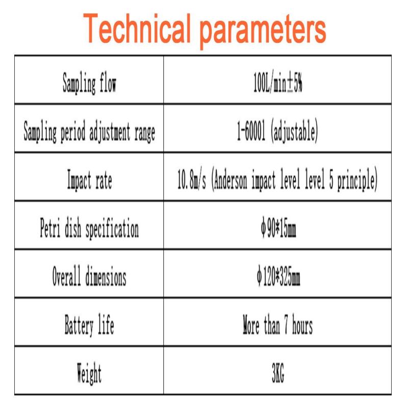 Fkc-1 High-Effective Microbial Planktonic Bacteria Air Sampler