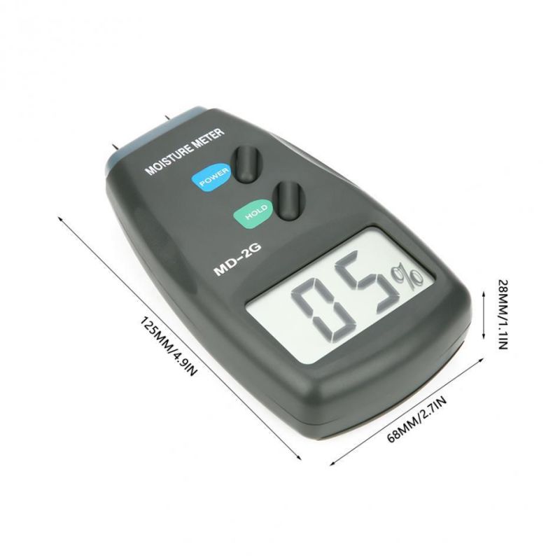 2 Pin Digital Humidity Meter Timber Hygrometer Wood Moisture Meter Detector