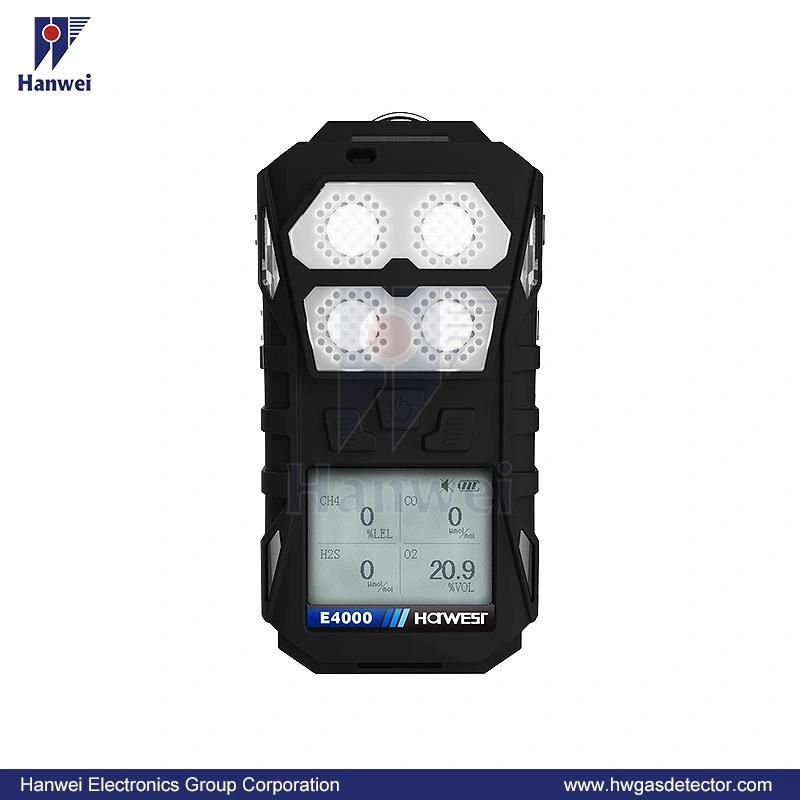 IP66, Water-Proof, Coal Mine Gas Detector, Portable Multi 4 Gas Detector with Built-in Pump