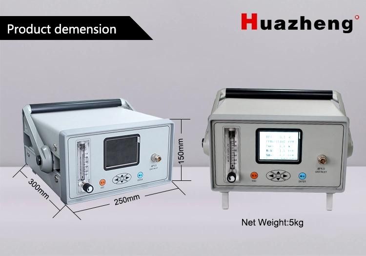 Portable Sf6 Gas Dew Point Purity and Decomposition Comprehensive Analyzer