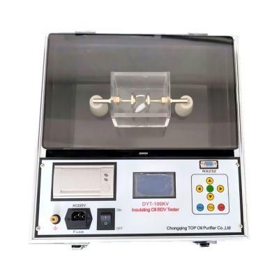 IEC, ASTM Standards 60, 75, 80, 90, 100 Kv Transformer Oil Measurement Insulation Oil Dielectric Breakdown Voltage Tester