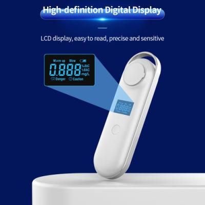 Digital LCD Screen Non-Contact Smart Breathalyzer Alcohol Tester with Testing Record