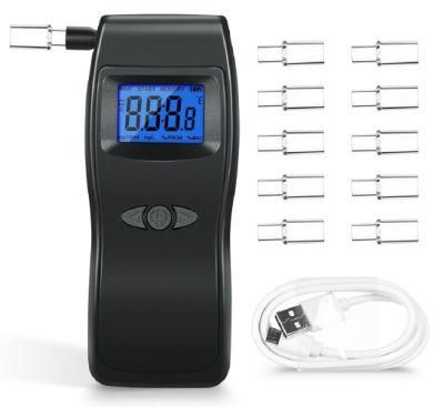 Alcohol Tester with Mouthpiece Breathalyzer Alcohol Breath Meter