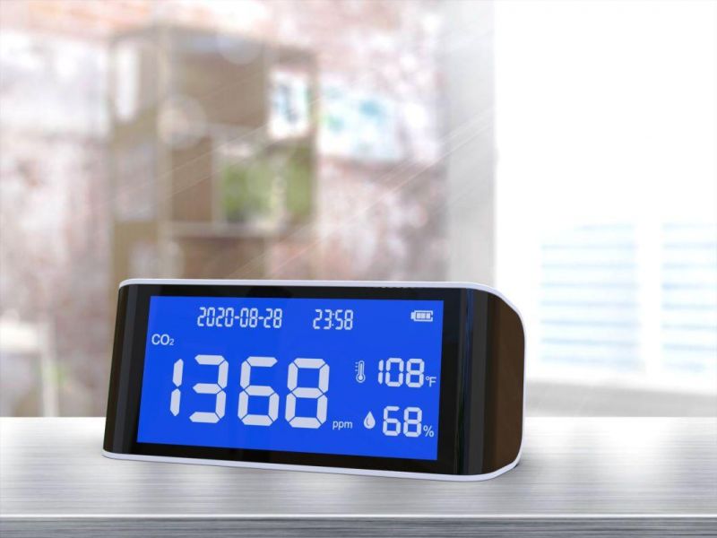 Carbon Dioxide Gas CO2 Meter Detector Temperature Humid Air Quality Monitor