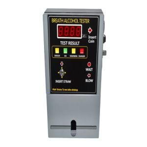 Fuel Cell Sensor Operated Breathalyzer Printable Professional Coin Alcohol Tester Jd-319