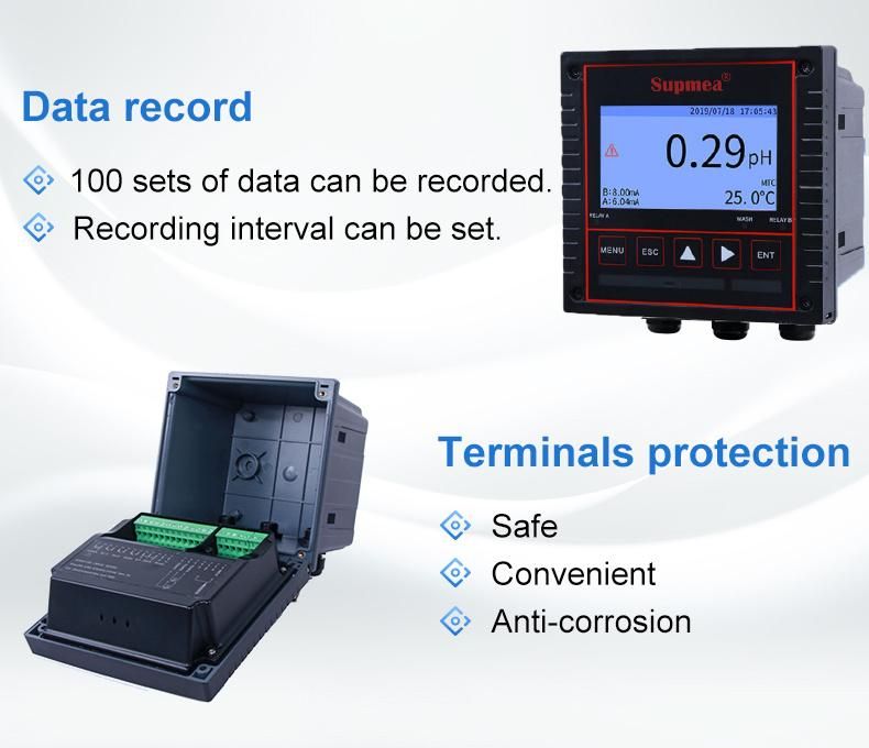 Self Clean pH Ec Controller with Industrial pH Probesensor pH Digital Aquarium High Quality pH Meter