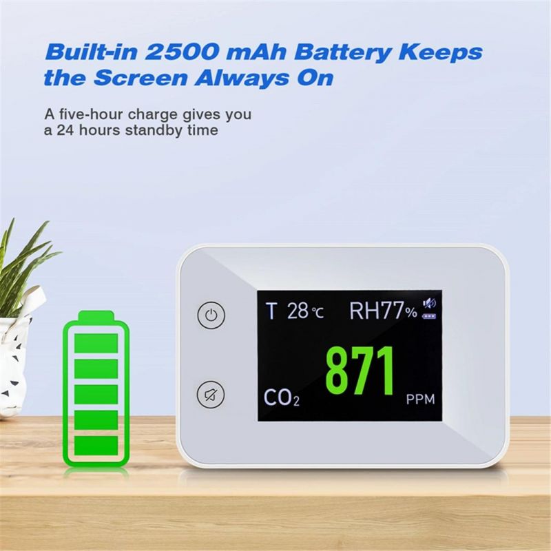 Air Quality Monitoring 400-5000ppm Ndir Sensor CO2 Meter Dioxide Detector Carbon Dioxide Monitor