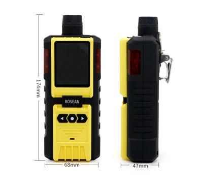 Pumping 4 in 1 Ex H2s Co O2 ABS &amp; Grip Rubber Explosion-Proof USB Rechargeable Gas Detector