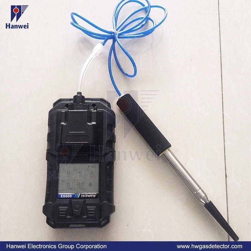 Portable up to 6 Gases Detector with Imported Sensors for Toxic and Explosive Gases Detection