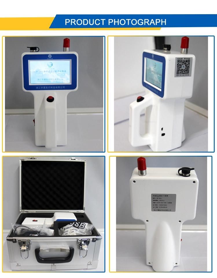 LCD Touch Screen Display Y09-3016e Handheld Air Sampler Particle Counter