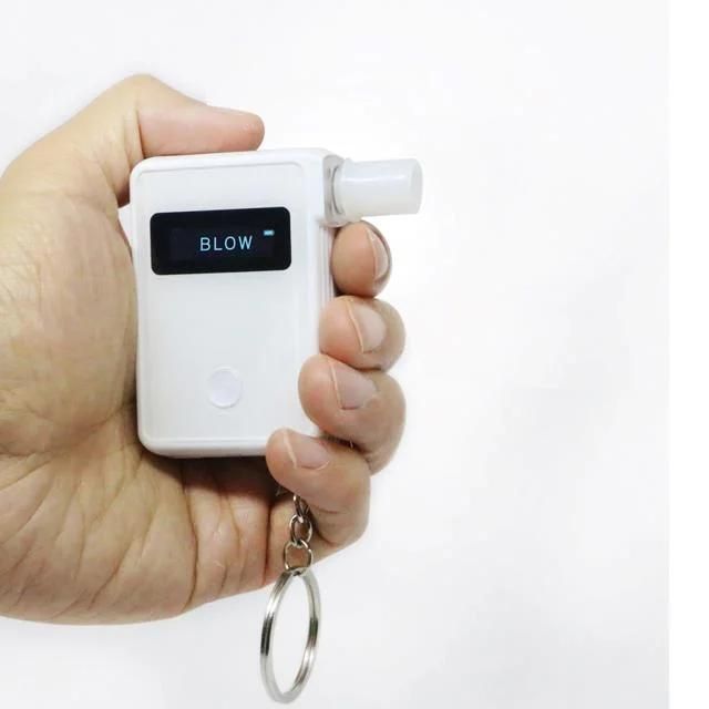 Customized for Europe APP Control Portable Alcohol Testers Breathalyzer Fuel Cell OLED Screen