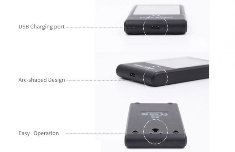 Smart Home Radon Detector Radon Sensor Radon Monitor with Rechargeable Battery