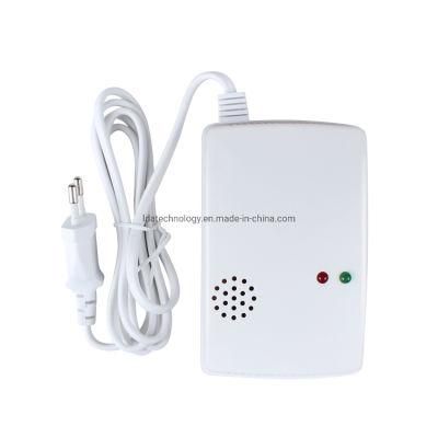 Lda Plastic Plug-in Gas Sensor Residential Fuel Gas Alarm Detector