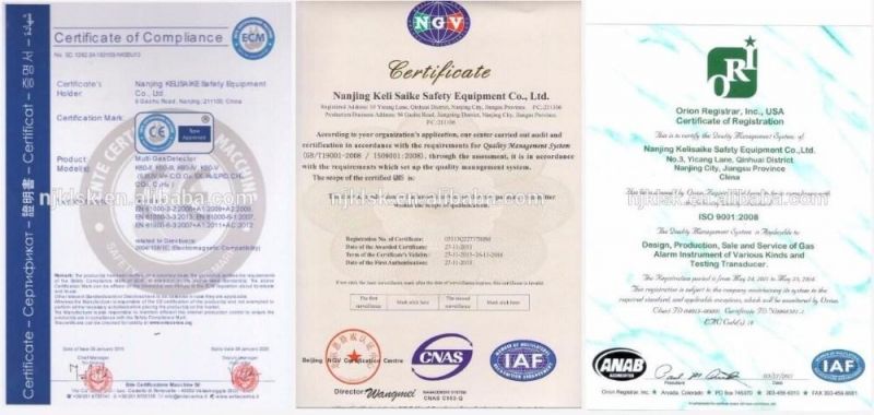Factory Price Portable Multi (O2, CH4, CO, H2S) Gas Detector