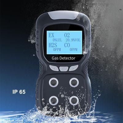 4 in 1 Ex O2 H2s Co Gas Detector