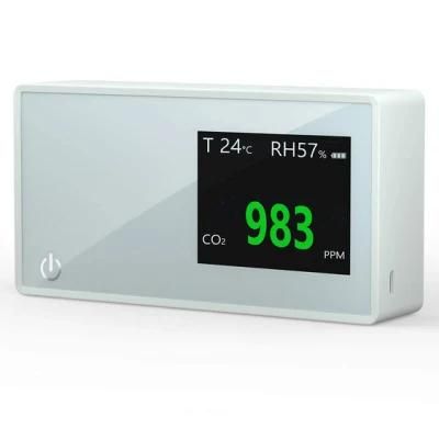 Shenzhen Manufacturer Air Quality Detector Desktop CO2 Monitor Temperature Humidity Digital CO2 Meter