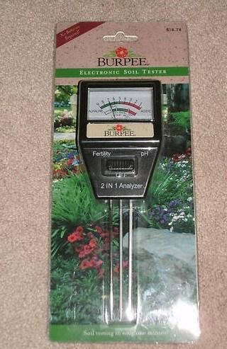 Soil pH Moisture Lux Fertility Tester Meter